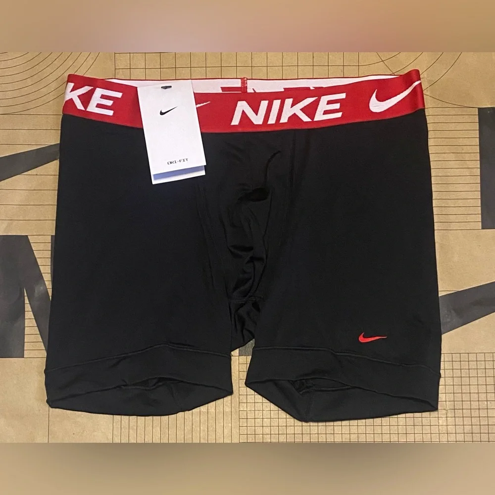 Nike dri-fit microfiber athletic boxer briefs shorts tight fit Men’s S M L XL